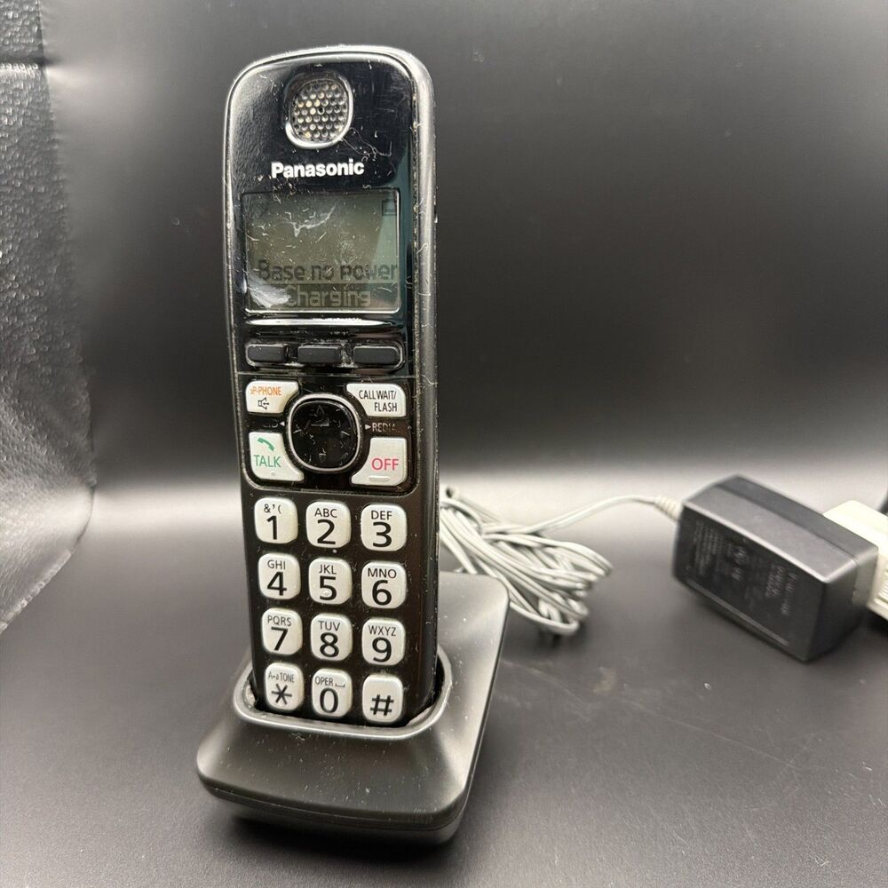 KX-TGA470B Panasonic Handset w/ Charging Cradle